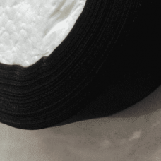 Лента атласная 2,5 см (черный)